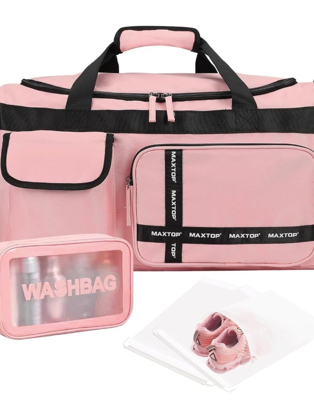 Large Gym Bag for Women Men Duffle Bag With Wet Dry Separation